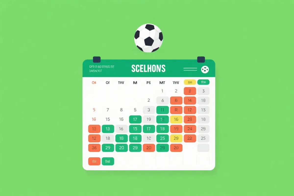 赛程与赛果信息可视化示意图